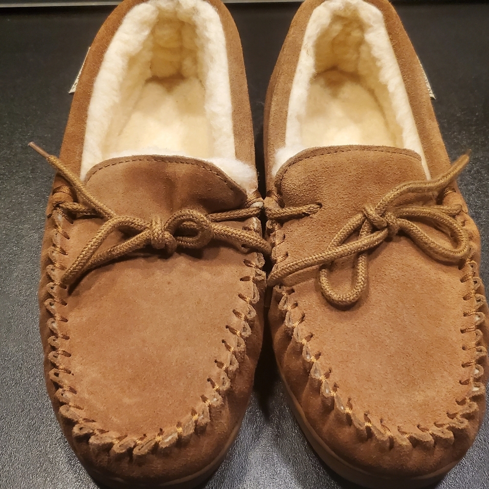 BEARPAW Moc II Slippers Hickory Size 10